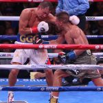 Derevyanchenko gave Golovkin all he could handle (Photo Credit: Melina Pizano/Matchroom Boxing USA)