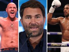 Eddie Hearn is confident Anthony Joshua and Tyson Fury will meet in 2021 Photo Credit: Mikey Williams/Top Rank/Mark Robinson/Matchroom Boxing
