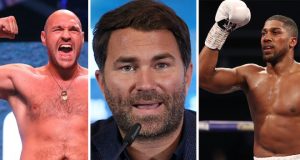 Eddie Hearn is confident Anthony Joshua and Tyson Fury will meet in 2021 Photo Credit: Mikey Williams/Top Rank/Mark Robinson/Matchroom Boxing