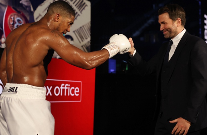 Promoter Eddie Hearn says he will look to make a clash between Joshua and Tyson Fury in 2021 Photo Credit: Mark Robinson/Matchroom Boxing