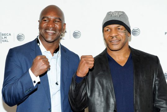 Evander Holyfield has called out former rival Mike Tyson for a trilogy Photo Credit: AP Photo