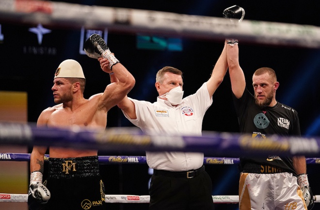 Florian Marku was left incensed after being held to a draw against Jamie Stewart Photo Credit: Dave Thompson/Matchroom Boxing