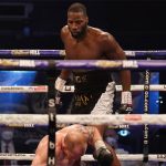 Lawrence Okolie was at his brutal best in taking out Nikodem Jezewski in two rounds Photo Credit: Dave Thompson/Matchroom Boxing