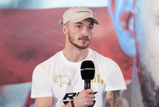 Zach Parker puts his WBO number one position at stake against Cesar Nunez on Friday Photo Credit: Mark Robinson/Matchroom Boxing