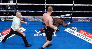 Alexander Povetkin's stunning knockout of Dillian Whyte was one of the stoppages of 2020 Photo Credit: Mark Robinson/Matchroom Boxing