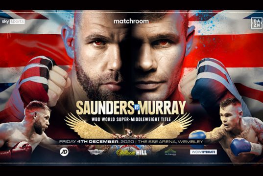 Billy Joe Saunders will make a second defence of his WBO Super Middleweight belt against Martin Murray in Wembley on Friday night