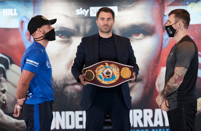 Billy Joe Saunders defends his WBO world title against Martin Murray on Friday Photo Credit: Mark Robinson/Matchroom Boxing