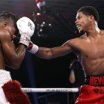 Shakur Stevenson breezed past Toka Kahn Clary over ten rounds in Las Vegas on Saturday Photo Credit: Mikey Williams/Top Rank via Getty Images