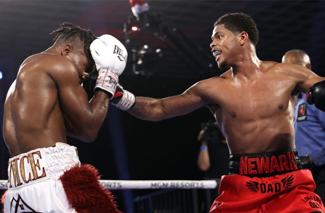 Shakur Stevenson breezed past Toka Kahn Clary over ten rounds in Las Vegas on Saturday Photo Credit: Mikey Williams/Top Rank via Getty Images