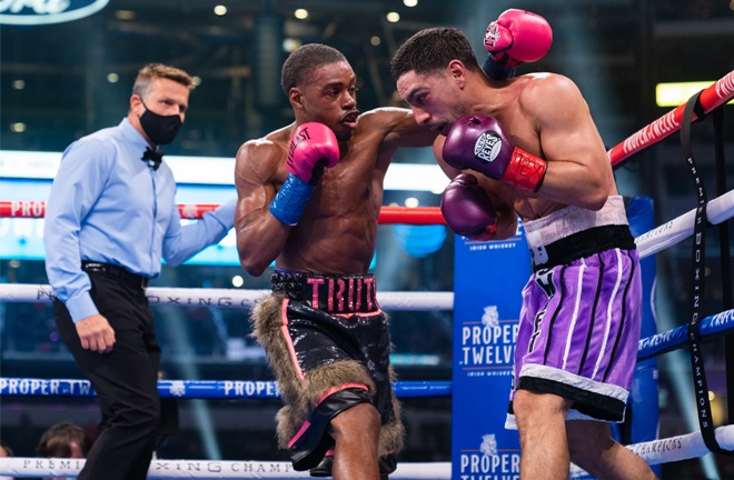 Spence dominated proceedings throughout against Garcia Photo Credit: Ryan Hafey/Premier Boxing Champions