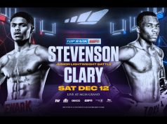 Shakur Stevenson faces Toka Kahn Clary in Top Rank's final show of the year in Las Vegas on Saturday night