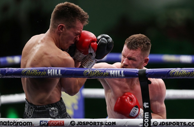 James Tennyson stopped Gavin Gwynne in Fight Camp in August Photo Credit: Mark Robinson/Matchroom Boxing