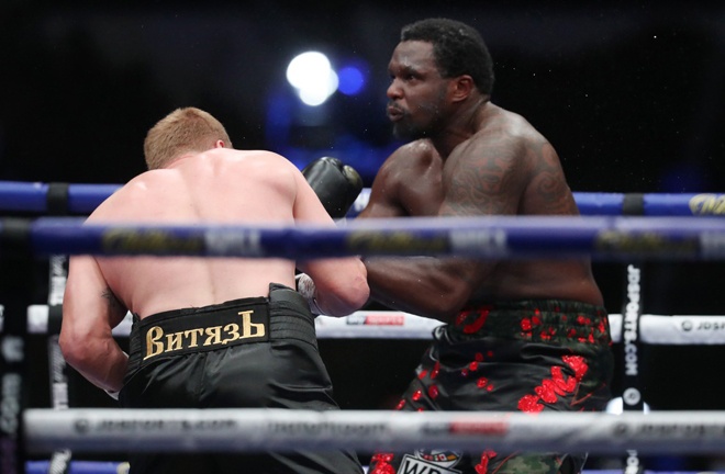 Whyte was left out cold after a huge uppercut from Povetkin in August Photo Credit: Mark Robinson/Matchroom Boxing