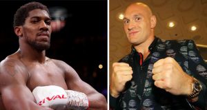 Anthony Joshua and Tyson Fury are edging closer to a showdown Photo Credit: Press Association/Mikey Williams/Top Rank