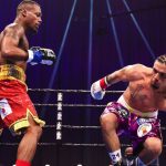 Raeese Aleem dropped Vic Pasillas on four occasions to claim the WBA Interim Super Bantamweight crown Photo Credit: Amanda Westcott/SHOWTIME