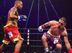 Raeese Aleem dropped Vic Pasillas on four occasions to claim the WBA Interim Super Bantamweight crown Photo Credit: Amanda Westcott/SHOWTIME