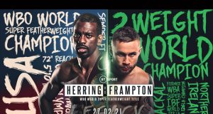 Jamel Herring defends his WBO Super Featherweight world title against Carl Frampton on February 27 in London