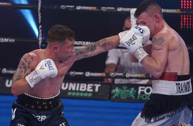 Carl Frampton stopped Darren Traynor in seven rounds in August Photo Credit: Round 'N' Bout Media/Queensberry Promotions