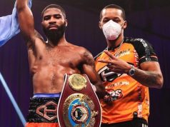 Stephen Fulton Jr captured the WBO Super Bantamweight title from Angelo Leo on Saturday Photo Credit: Amanda Westcott/SHOWTIME