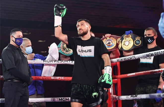 Davis says he would knockout Vasiliy Lomachenko if the pair were ever to fight Photo Credit: Mikey Williams/Top Rank