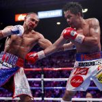 Pacquiao beat Keith Thurman in his last fight by split decision Photo Credit: John Locher / Associated Press
