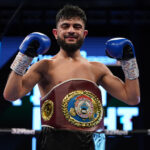 Ahmed is now the WBO European and IBF European Super Flyweight champion Photo Credit: Round ‘N’ Bout Media/Queensberry Promotions