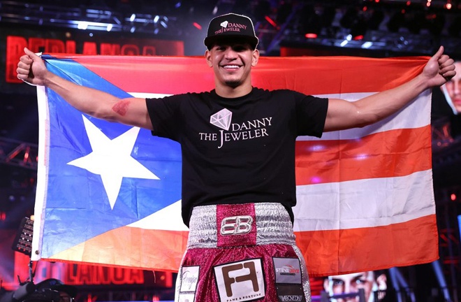 Zayas is hoping to become 2021 prospect of the year, taking over from 2020 winner, Edgar Berlanga Photo Credit: Mikey Williams/Top Rank