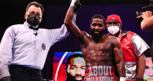 Adrien Broner made a winning return with a contentious, unanimous decision win over Jovanie Santiago in Connecticut Photo Credit: Amanda Westcott/SHOWTIME