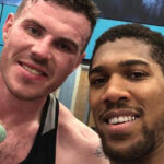 Campbell alongside unified Heavyweight world champion, Anthony Joshua in Sheffield Photo Credit: @nickcampbell1 Instagram