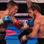 Danny Carr retained his Southern Area Super Featherweight title with victory over Dean Dodge Photo Credit: Scott Rawsthorne / MTK Global