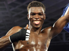 Richard Commey got himself back in contention with victory on Saturday night Photo Credit: Mikey Williams/Top Rank via Getty Images