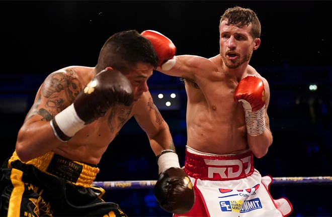 Davies Jr fights for the first time since March 2020 Photo Credit: Mark Robinson/Matchroom Boxing