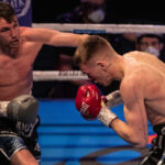 Gavin Gwynne scored a seventh round stoppage over Sean McComb to become Commonwealth Lightweight champion on Friday Photo Credit: Scott Rawsthorne / MTK Global