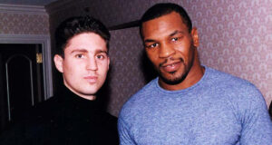 Peter Kahn alongside Mike Tyson, whom he worked with for his comeback fight against Peter McNeeley in 1995 Photo Credit: Fight Game Advisors