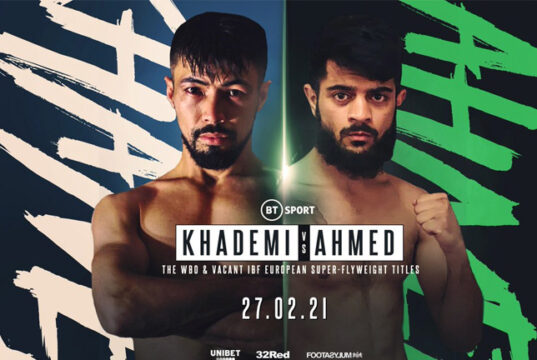 Khademi takes on Ahmed in the main event after much change to the card. Photo Credit: Frank Warren
