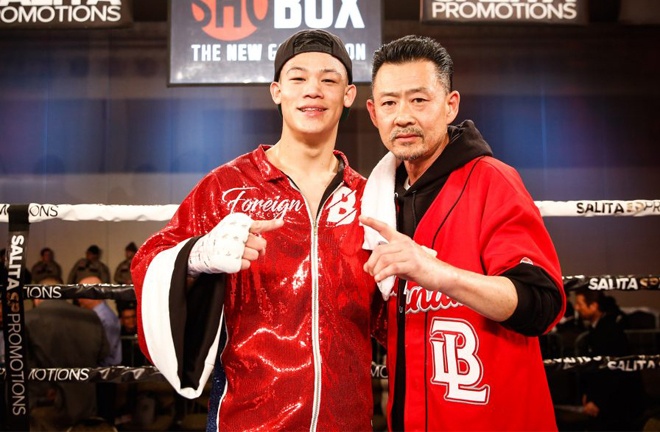 Brandun alongside trainer and father, Bobby Photo Credit: Stephanie Trapp/SHOWTIME