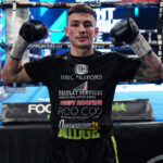 Lightweight prospect Sam Noakes breezed to a fifth straight professional victory Photo Credit: Round ‘N’ Bout Media/Queensberry Promotions