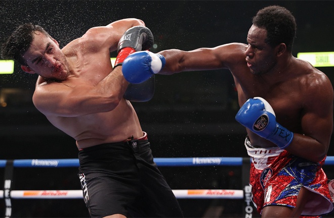 Frank Sanchez stopped Julian Fernandez in December Photo Credit: Ed Mulholland/Matchroom