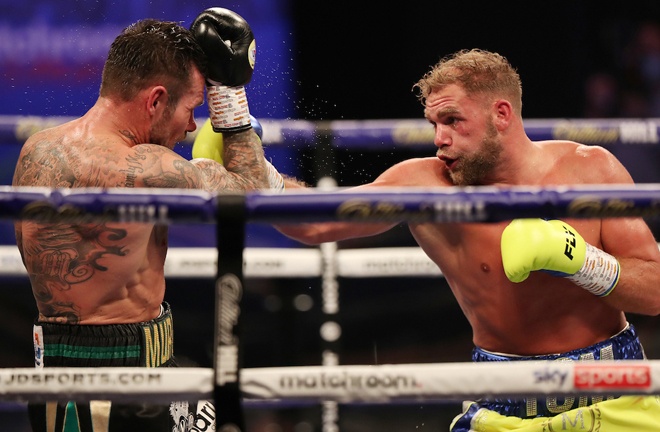 Saunders defended his WBO title with a dominant win over Martin Murray in December Photo Credit: Mark Robinson/Matchroom Boxing