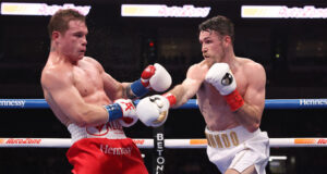 Callum Smith was beaten for the first time by Canelo Alvarez in December Photo Credit: Ed Mulholland/Matchroom Boxing