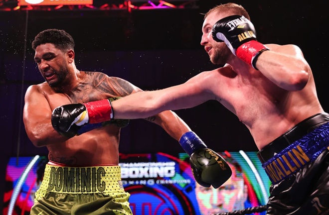 Otto Wallin secured a comfortable win over former two-time world title challenger, Dominic Breazeale in their Heavyweight contest Photo Credit: Amanda Westcott/SHOWTIME