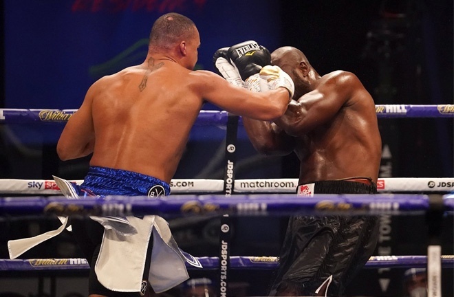 Wardley breezed past Richard Lartey in two rounds in November Photo Credit: Dave Thompson/Matchroom Boxing