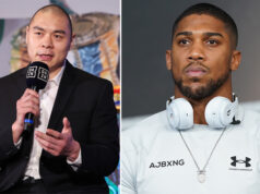 Zhilei Zhang is hopeful of facing Anthony Joshua in the future Photo Credit: Melina Pizano/Dave Thompson/Matchroom Boxing