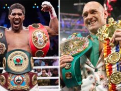 Anthony Joshua and Tyson Fury have signed their contracts ahead of their undisputed Heavyweight title showdown Photo Credit: Photo Credit: Mark Robinson/Matchroom Boxing/Reuters