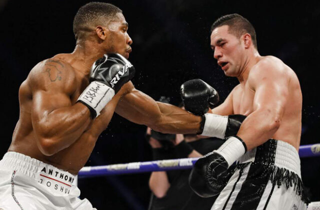 Joshua edged out Parker in March 2018 Photo Credit: Esther Lin/SHOWTIME
