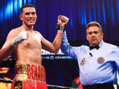 David Benavidez remained on course for another world title with victory over Ronald Ellis on Saturday Photo Credit: Amanda Westcott/SHOWTIME