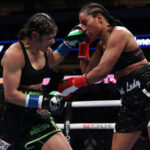 Jessica McCaskill claimed a second win over Cecilia Braekhus in their rematch Photo Credit: Ed Mulholland/Matchroom
