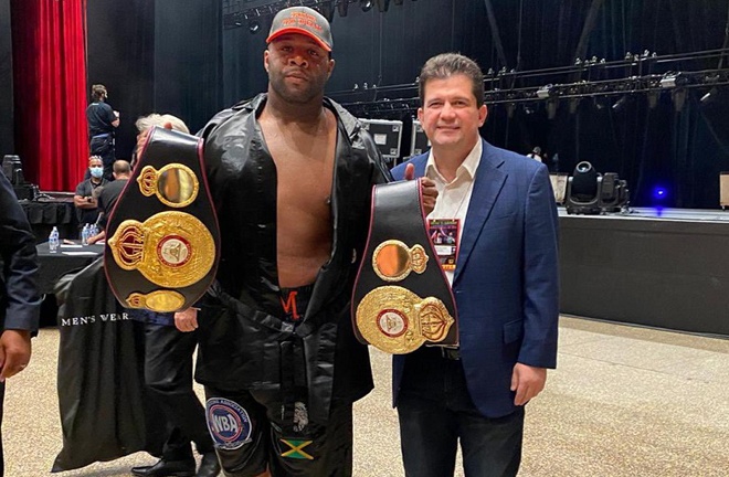 Trevor Bryan claimed the vacant WBA 'Regular' heavyweight title in January Photo Credit: Don King