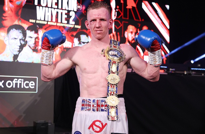 Cheeseman became British Super Welterweight champion again Photo Credit: Mark Robinson/Matchroom Boxing