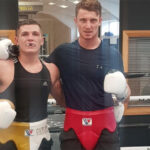 Cutler and Rea sparred in 2019 Photo Credit: Instagram @leecutler_tct